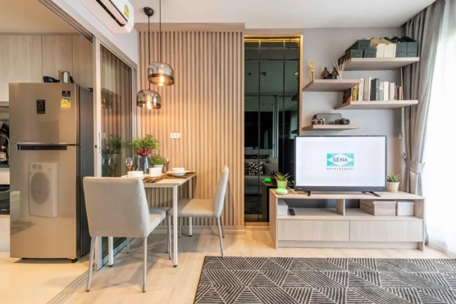 Condo for sale, Niche Mono Chaengwattana, connected to 5 train lines, near BTS Si Rat Station, only 120 m. Hurry up to reserve!