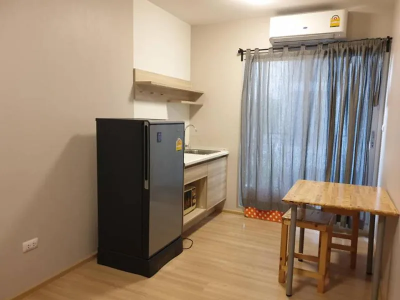 หิ้วกระเป๋ามาเข้าอยู่ได้เลยจ้า Plum Condo Chaengwattana Station For rent Full furnished built-in