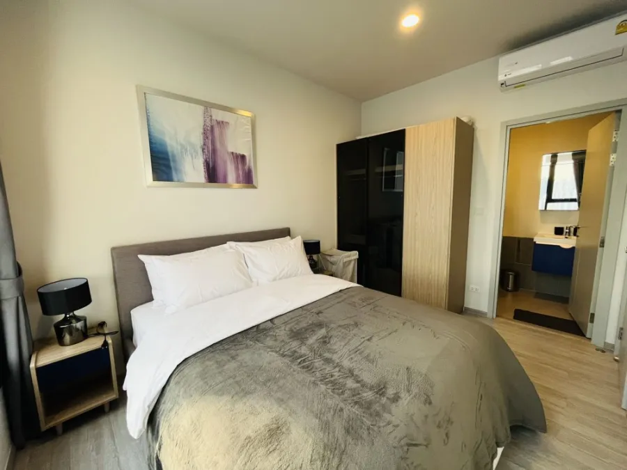 For rent, XT Ekkamai, beautiful view, beautiful room, well decorated, very inviting, reserve first, stay first, don't be slow