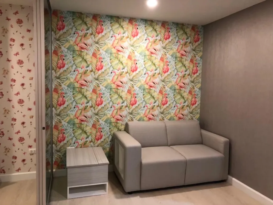 For rent The cube Nawamin-Raminthra ห้องน่าอยู่ ติดวอลเปเปอรือย่างดี ครบจบที่เดียว รีบเลย