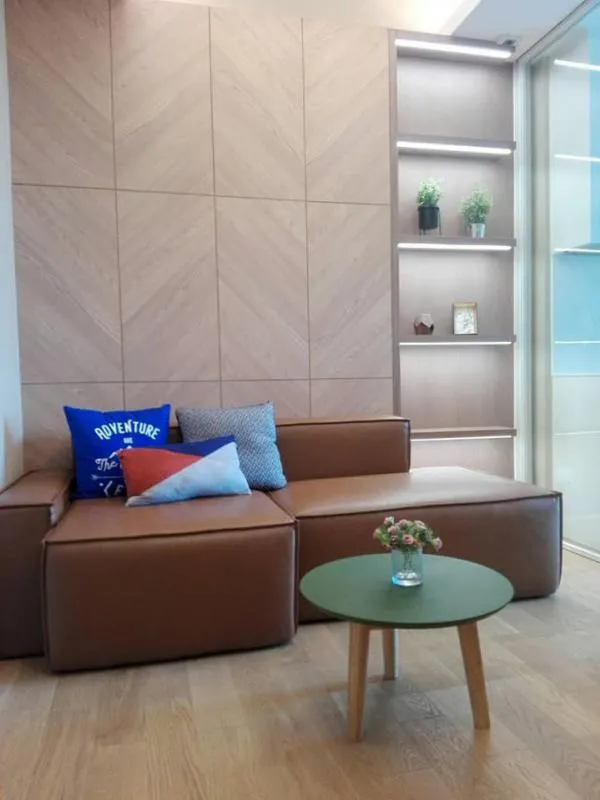 For rent, The Saint Residences, beautiful room, fully furnished, near BTS, near delicious restaurants You have to rent here.