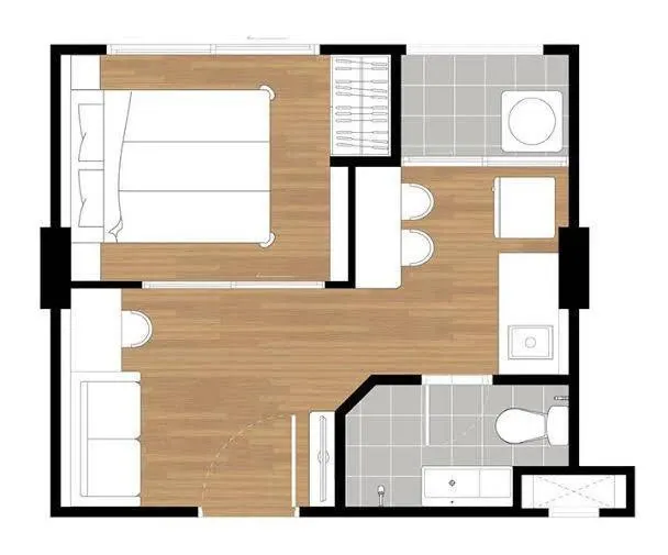 Condo for rent: Lumpini Ville Ratchapruek-Bang Waek. Ready to move in, fully furnished. Just bring your suitcase and move in. Hurry and reserve now be