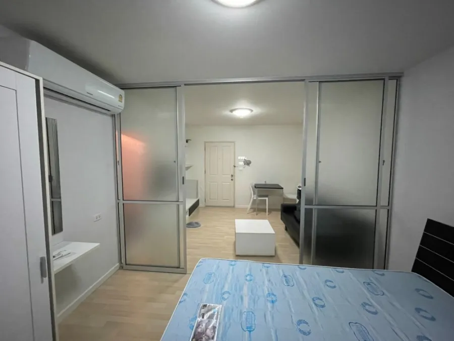 ขาย D condo Ramindra ชั้น 8 ห้องกั้นเป็นสัดส่วน สิ่งอำนวยความสะดวกจัดเต็ม รีบจับจองเป็นเจ้าของเลย