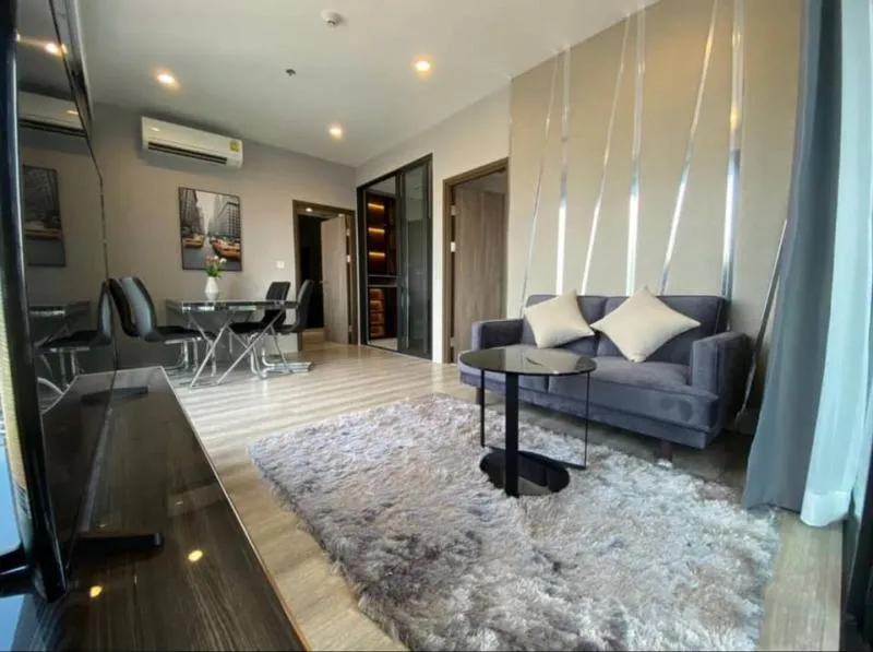 Condo for rent, ideo mobi Asok, 2 bedrooms, 1 bathroom, 23rd floor, city view, comes with full facilities, hurry up