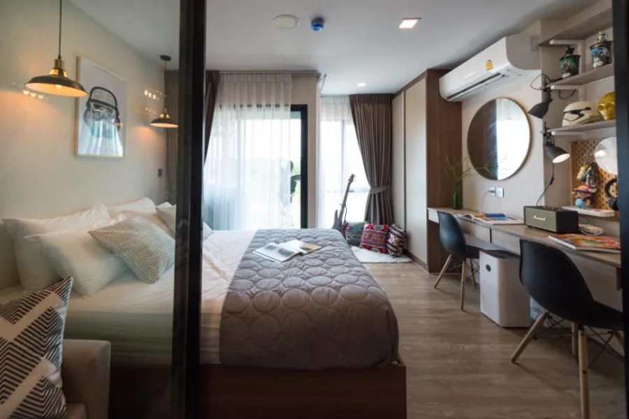 KAVE TOWN SHIFT ให้เช่า ชั้นสูง ห้องสวยน่าอยู่ เฟอร์นิเจอร์ และเครื่องใช้ไฟฟ้าครบครัน สนใจรีบเลยจ้า