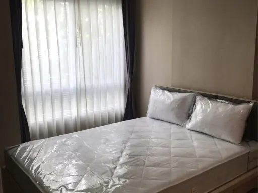 Condo for rent, The Park at Prachachuen, 1 bedroom, 1 bathroom, decorated with wallpaper. You can just come in and stay. images