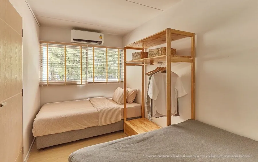 Selling down payment Mori Condominium Muang Thong Thani, spacious room, beautifully decorated, very comfortable to live in, with lots of furniture inc