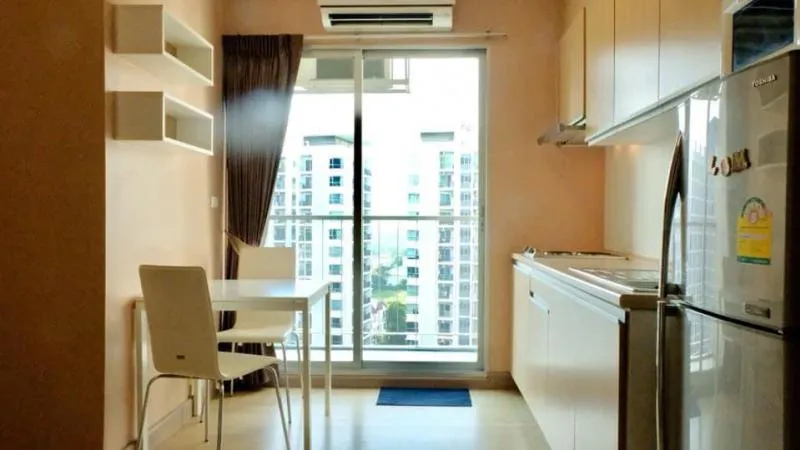 Condo for rent, The Parkland Srinakarin, beautiful room, lots of furniture, full build, pool view, excellent location, close to the expressway, easy to travel, book now
