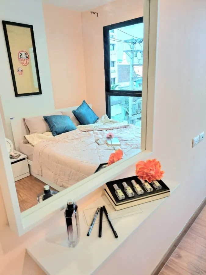 ให้เช่า Condo The Estate Thapra ห้องสวย เฟอร์นิเจอร์และเครื่องใช้ไฟฟ้าครบครัน ให้ไวจองก่อนได้ก่อนน้า