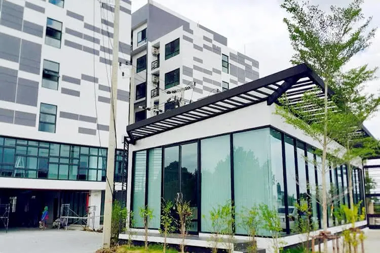 Condo for sale or rent, B-live Tiwanon. The room is divided into proportions, perfectly divided into zones, good price. Not booking is making a big mi