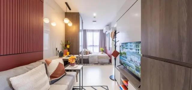 ขายดาวน์ขาดทุน คอนโด Nue Cross Khu Khot Station ห้อง Studio ศเหนือ วิวโล่ง ไม่มีตึกบัง ซื้อเลย images