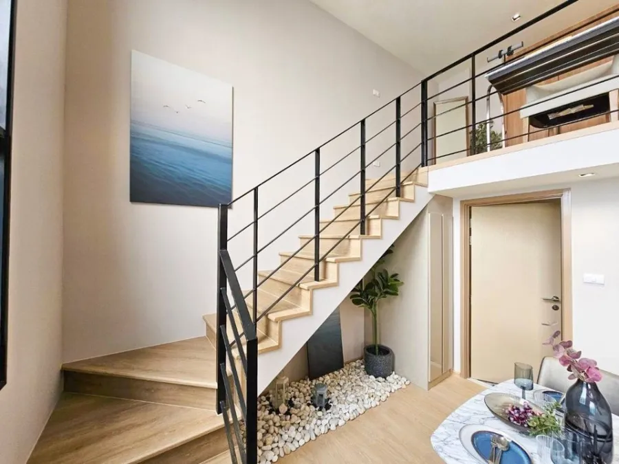 ขาย Na Reva เจริญนคร ชั้น 14 ห้อง DUPLEX ตกแต่งหรูหรา มาพร้อมเฟอร์นิเจอร์อย่างดีทุกชิ้น จองเลย