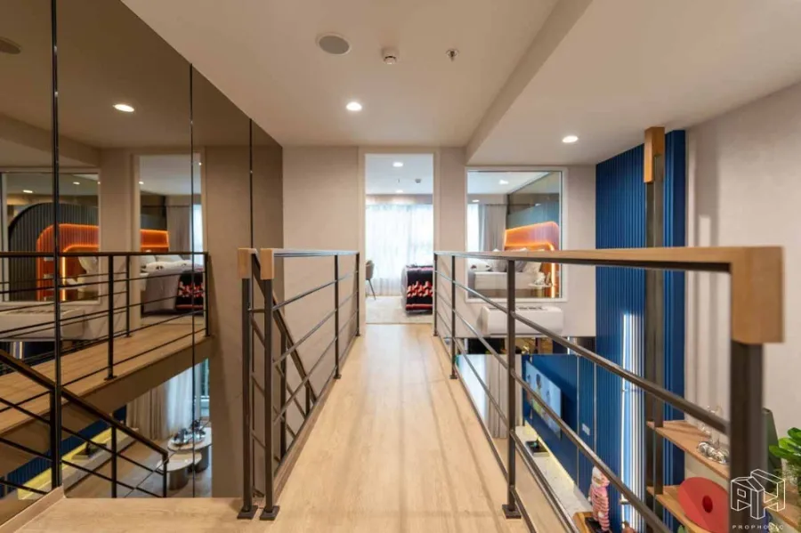 Condo for sale, Culture Chula, 17th floor, duplex room, with an open view, very comfortable to the eyes. You can't miss booking it.