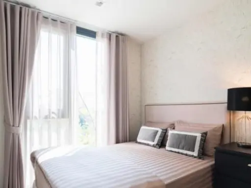 Very cheap!! THE BASE Garden Rama 9, fully furnished, beautiful design with Interior designer + electrical appliances, rent now images