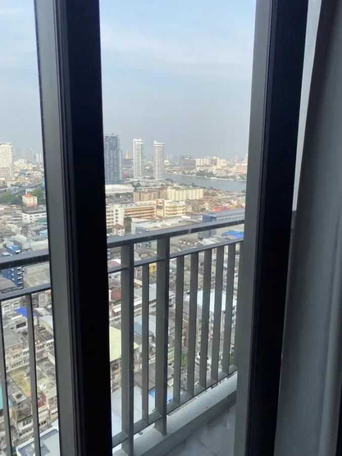 Condo for rent, Urbano Rajavithi, 22nd floor, Rama 8 Bridge view, complete here, just drag your bags and move in.