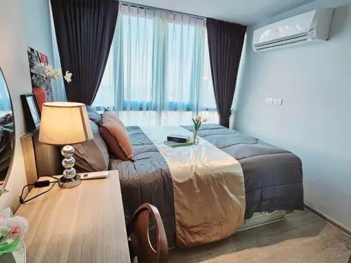 Condo for rent, Altitude Unicorn Sathorn Tha Phra, Duplex room, high floor, stylishly decorated, very livable, don't miss it.