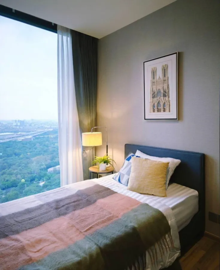 For rent!! The Line Chatuchak-Mochit, 37th floor, view of Chatuchak Park, good location, convenient transportation, next to the BTS, hurry to book now
