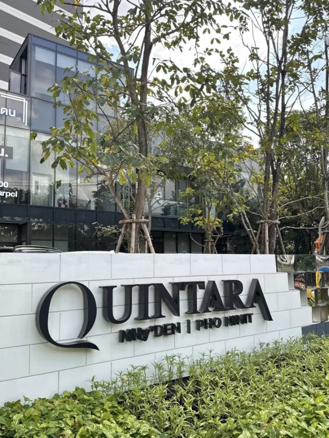 For rent: Quintara MHy'Den Pho Nimit, high floor unit, fully furnished, very livable. Book now!