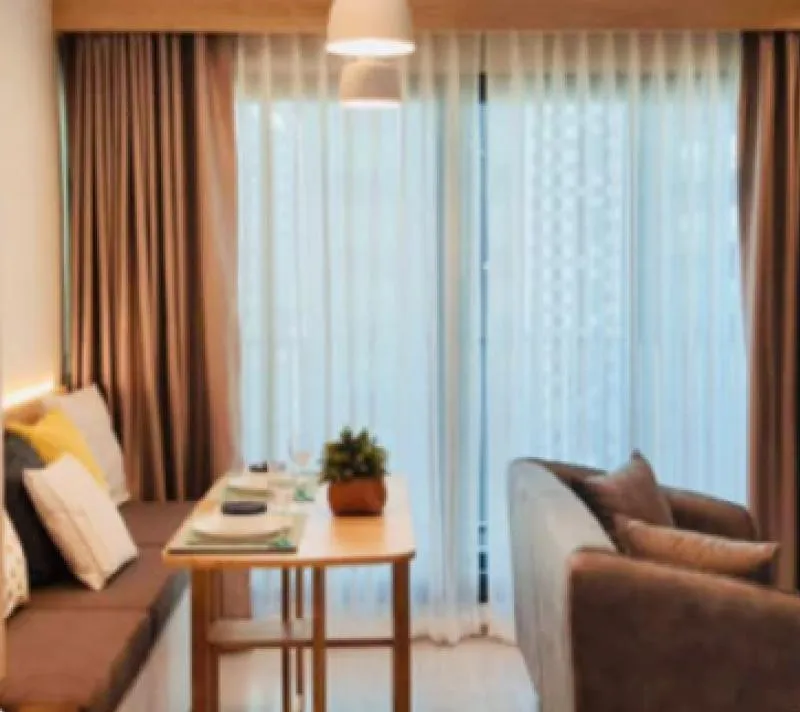 For rent condo Life Ladprao, 2 bedrooms, very beautiful decoration, full furniture, full appliances, hurry up to reserve.