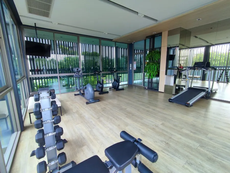 For sale, for rent, Condo Ease 2 Rama 2, 4th floor, bright and comfortable room, partitioned, with furniture, don't just look.