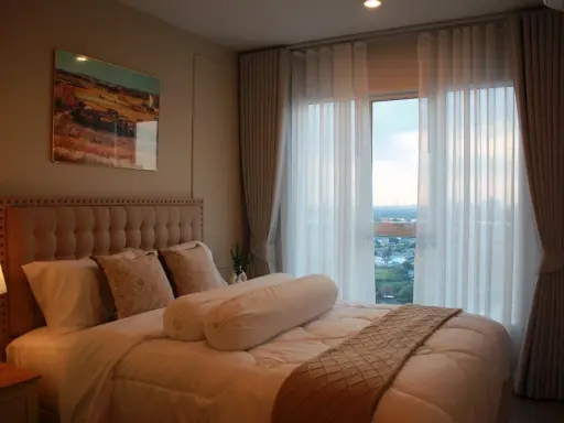 ให้เช่า Regent Home Bangna ห้องแต่งพร้อมอยู่ ชั้น 23 วิวแม่น้ำเจ้าพระยาแบบเต็มตา รับลมเย็นสบาย ไม่บล็อกวิว จองเลย