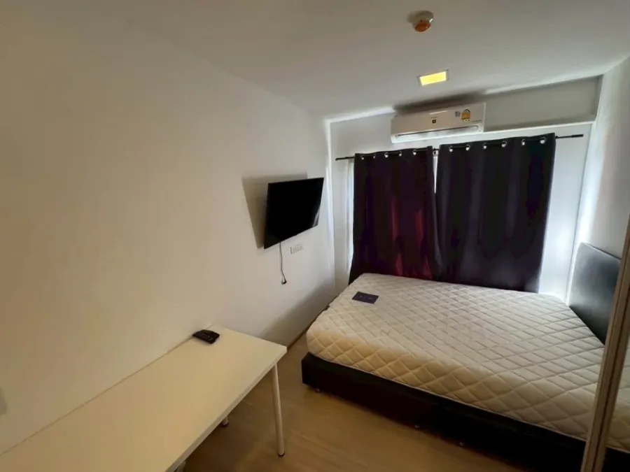 Selling Plum Condo Rangsit Fresh, 4th floor, fully furnished, ready to move in. Interested? Book now! (Hurry!)
