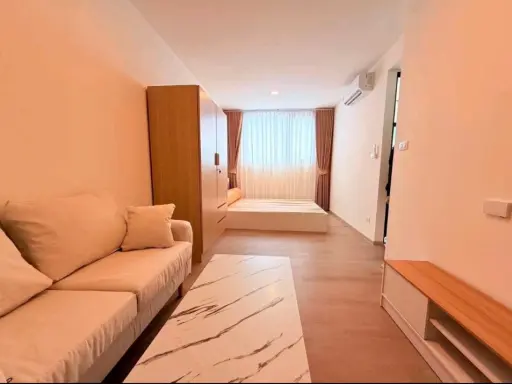 Condo for rent, The Origin Sukhumvit - Praksa, ready to move in, 22nd floor, high floor with great view, fully furnished. Book now!