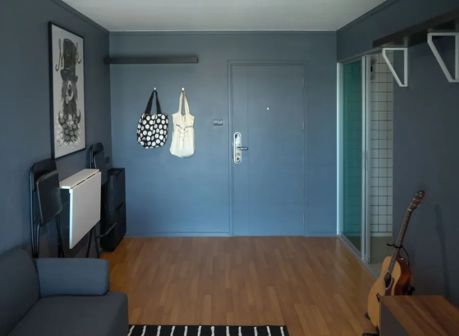 For rent: Lumpini Place Borommaratchachonnani - Pinklao, chic blue room. Decorated simply but perfectly. Book now.