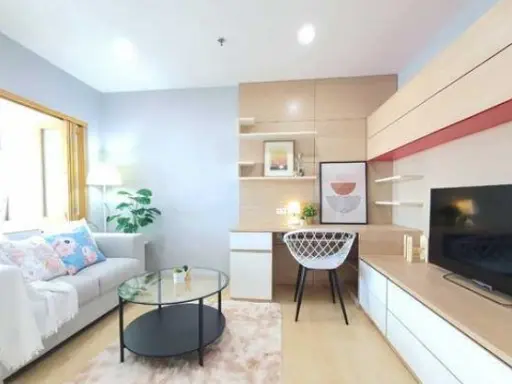 For sale Premsiri Boutique Park Kaset-Nawamin, 18th floor, newly decorated, selling with furniture, book now, urgent.