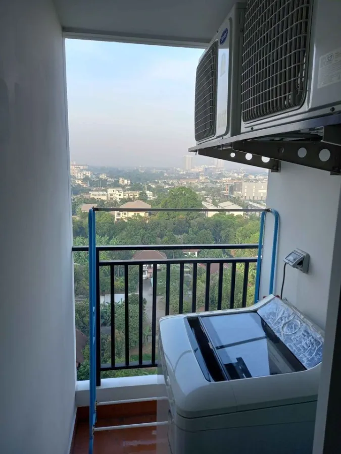 Sell The Crystal Bliss Rattanathibet, corner room, Chao Phraya River view, spacious room, nice, fully furnished, book now, hurry up.
