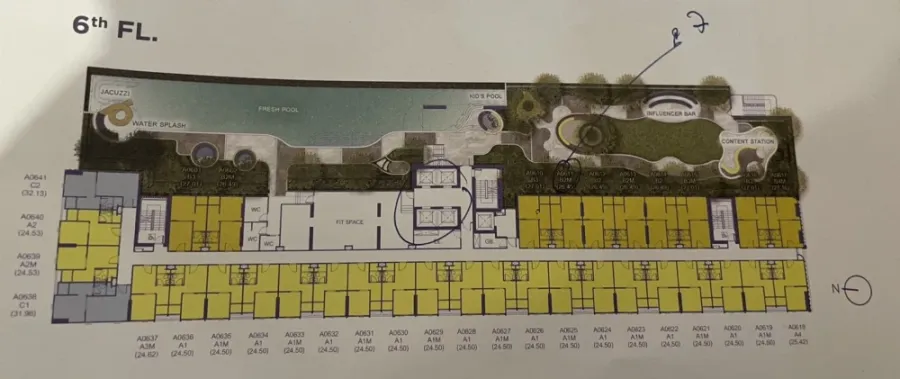 Plum Condo New West 1 Bedroom Type A for sale, garden view, not next to the garbage room, not next to the elevator. Interested? Reserve now!