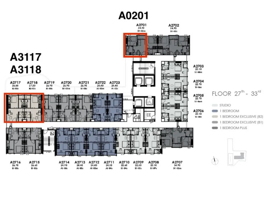ขายดาวน์ โมดิซ อาวองการ์ด 1 Bedroom Exclusive ห้อง A3118 ชั้น 22 สนใจรีบจองเลย อย่ารอช้า