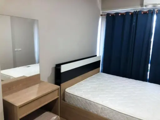 ให้เช่า Be condo พหลโยธิน ห้องใหญ่ ขนาด 32 ตร.ม พร้อมเฟอร์ครบชุด มาแต่ตัวเข้าอยู่ได้เลยจ้า