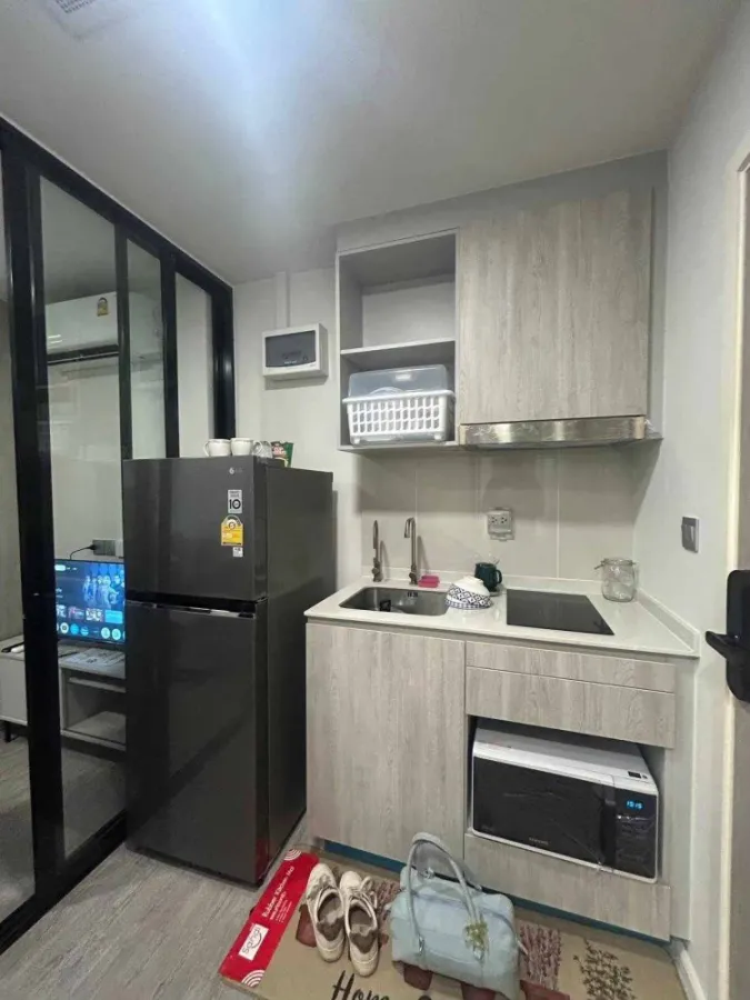 For rent: Atmoz Tropicana Bangna, ready to move in, furnished, complete with electrical appliances. Hurry and reserve now, don't delay.