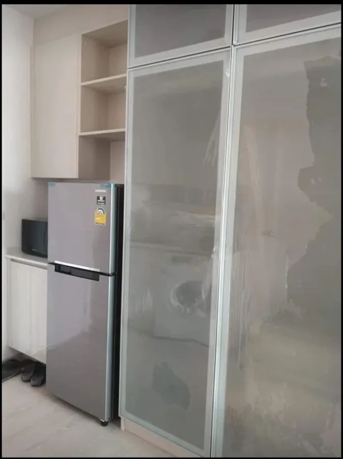 For rent Chapter One Eco Ratchada - Huaikhwang, corner room, quiet, peaceful, complete here, come and book now.