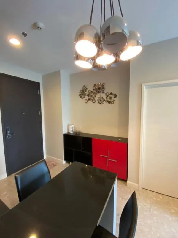 Condo for rent, The Crest Sukhumvit 34, 9th floor, spacious room, fully furnished, convenient travel, don't wait!!