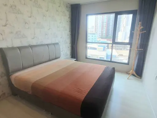 ให้เช่า Life Sukhumvit 48 ชั้น 6 วิวเมือง ติดวอลเปเปอร์ทั้งห้อง ห้องกันเป็นสัดส่วน สนใจ จองเลย images