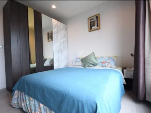 For rent!! Condo Life Sukhumvit 62 Condo, good location, convenient transportation, near BTS Bang Chak, don't miss it!!