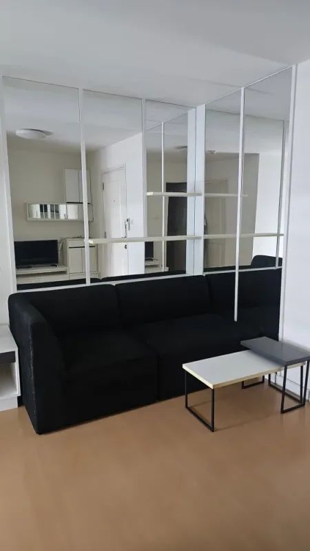 ให้เช่า I Condo Sukhumvit 105 ห้องกว้างพื้นที่เยอะ มาพร้อมเฟอร์ครบ ในราคาสุดคุ้ม ห้ามพลาด
