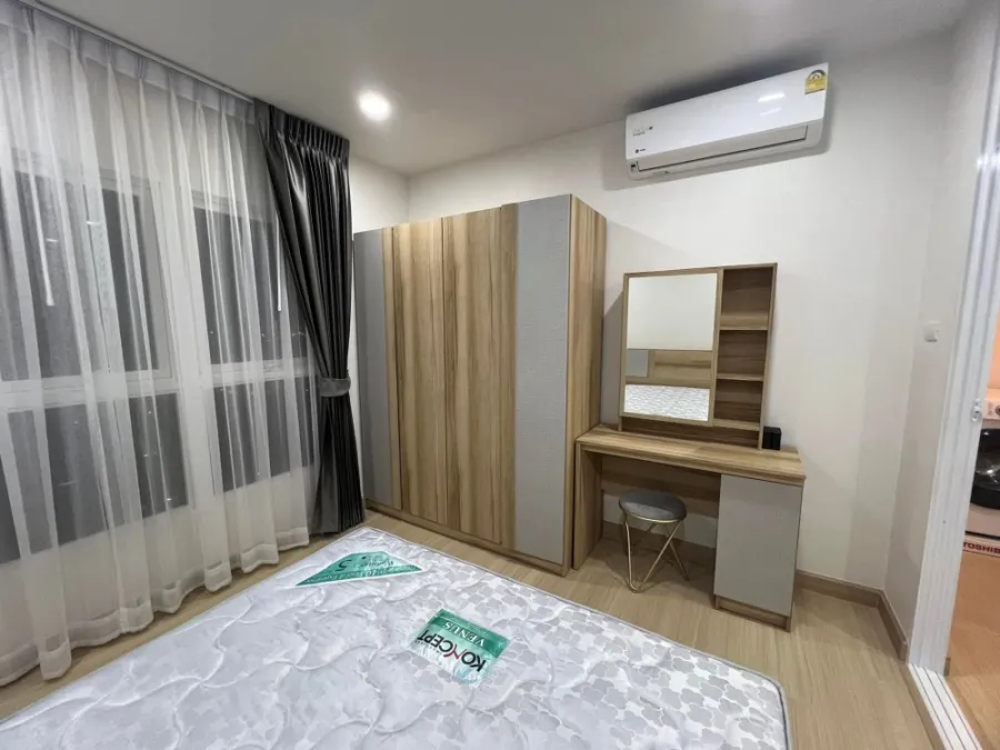 For rent - Supalai Veranda Ramkhamhaeng, spacious room, comfortable, 20th floor, high view, complete here, hurry and reserve.