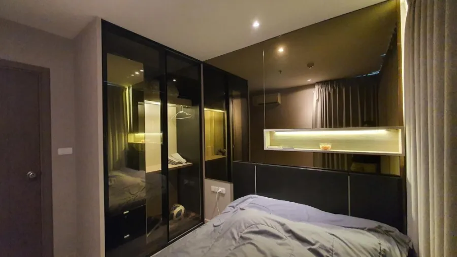 For sale and rent: The Base Sukhumvit 77. The room is elegantly decorated and looks expensive. Very livable. Good built-ins. Great price. Book now.