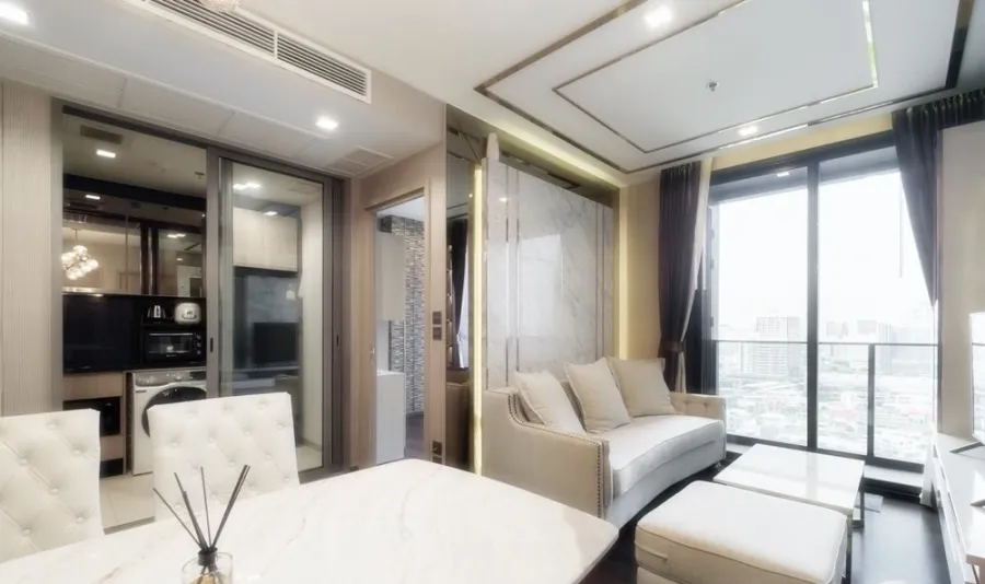 ขายด่วน!! คอนโด เดอะไลน์ ราชเทวี ชั้น 22 ห้องสวย ตกแต่งสวย บิ้วอินเฟอร์นิเจอร์ครบ ใกล้ BTS ราชเทวี รีบจองเลย!!