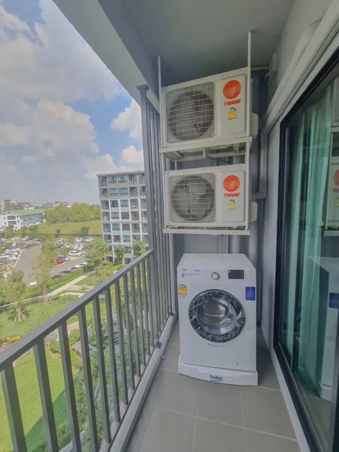 For rent: dcondo Hideaway Rangsit, 1 bedroom, 1 bathroom, fully furnished and equipped. Reserve now!