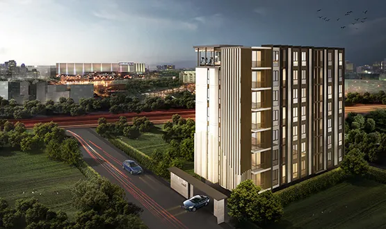 Modern Condo for sale, The Forest Rama 2-Ekachai, top floor, beautiful view, good soundproof room. Can't miss it.