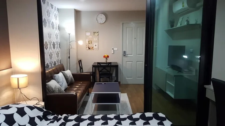 ให้เช่า Regent Home สุขุมวิท 81 ห้องตกแต่งน่าอยู่ ติดวอลเปเปอร์ทั้งห้อง ไม่จองพลาดมากน้า