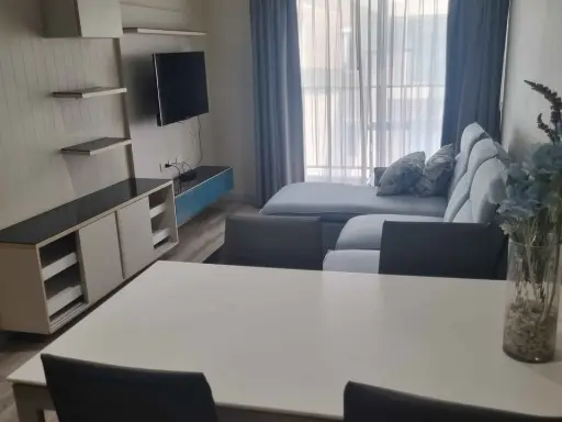 Condo Centric for rent, very spacious room, 7th floor, pool view, comes with an L-shaped sofa, very comfortable to sit on. If you don't reserve, you w images