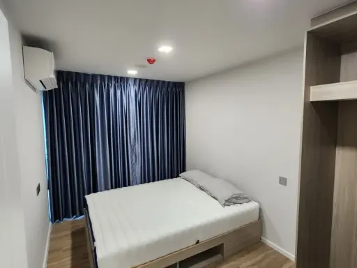 For rent Atmoz flow minburi, a nice room, comes with furniture, complete electrical appliances, good price, hurry and reserve now.