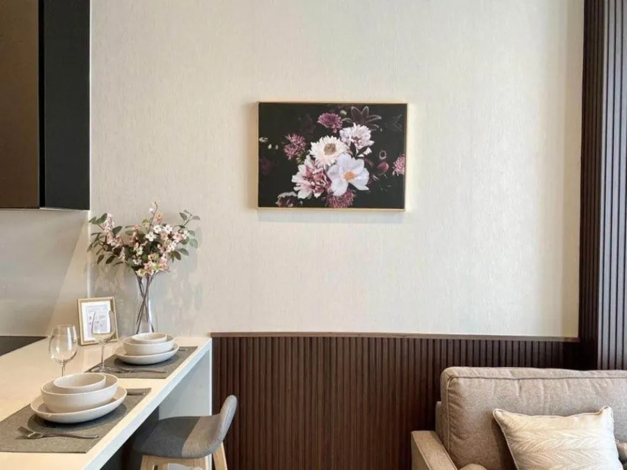 Condo for rent, Hyde Heritage Thonglor, room ready to move in. Fully equipped, move in quickly.