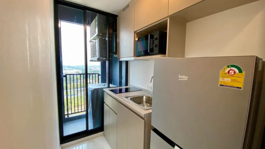 For rent: The Origin Ram 209 Interchange, 19th floor, city view, fully furnished + electrical appliances, hurry and reserve now.