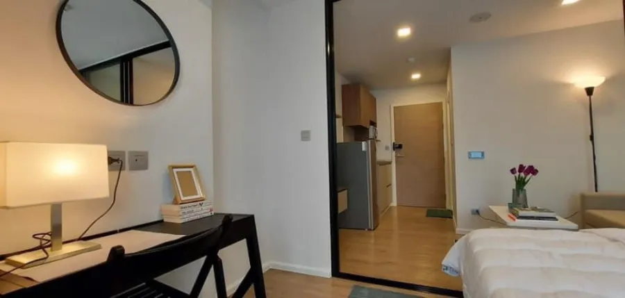 KAVE TOWN SHIFT CONDO ให้เช่า ตู้เสื้อผ้าขนาดใหญ่ built-in ตกแต่งอย่างดี จองแล้วจะไม่เสียใจ